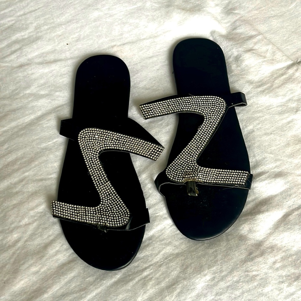 New Black Sandals